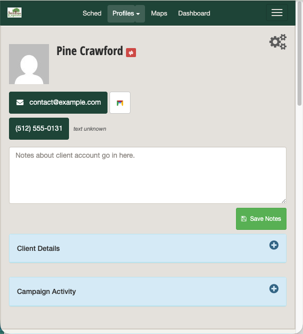 Responsive web app on a mobile phone